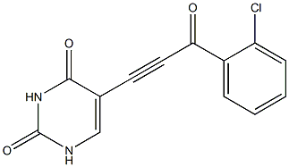 5-[3-Oxo-3-(2-chlorophenyl)-1-propynyl]pyrimidine-2,4(1H,3H)-dione