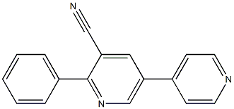 2-Phenyl-5-(4-pyridinyl)pyridine-3-carbonitrile