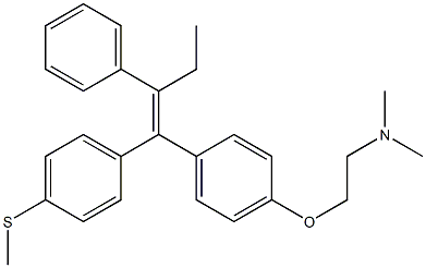(Z)-1-[4-[2-(Dimethylamino)ethoxy]phenyl]-1-(4-(methylthio)phenyl)-2-phenyl-1-butene