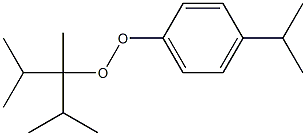 4-Isopropylphenyl 1,2-dimethyl-1-isopropylpropyl peroxide Structure