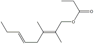 Propionic acid 2,3-dimethyl-2,5-octadienyl ester