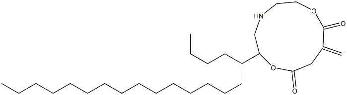 5-Icosyl-10-methylene-5-aza-2,8-dioxacycloundecane-1,9-dione Structure