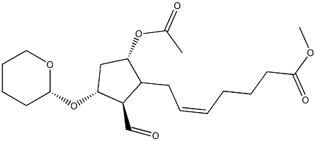 (Z)-7-[(1S,2R,3R,4R)-1-Acetoxy-3-formyl-4-[(tetrahydro-2H-pyran)-2-yloxy]cyclopentan-2-yl]-5-heptenoic acid methyl ester
