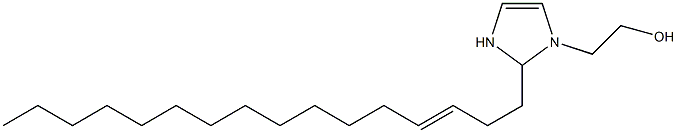 2-(3-Hexadecenyl)-4-imidazoline-1-ethanol Structure