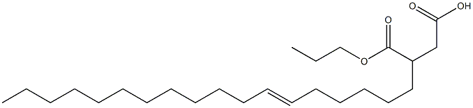 3-(6-Octadecenyl)succinic acid 1-hydrogen 4-propyl ester Structure