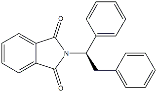 (+)-N-[(R)-1,2-Diphenylethyl]phthalimide,,结构式