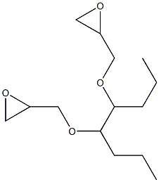 2,2'-[4,5-Octanediylbis(oxymethylene)]bis(oxirane) Structure