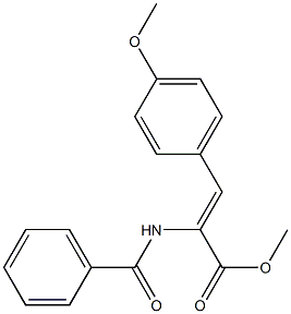 (Z)-2-Benzoylamino-3-(4-methoxyphenyl)propenoic acid methyl ester