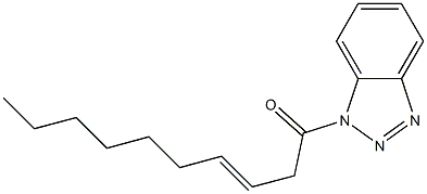 1-(3-Decenoyl)-1H-benzotriazole Struktur