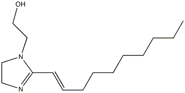 2-(1-Decenyl)-2-imidazoline-1-ethanol Structure