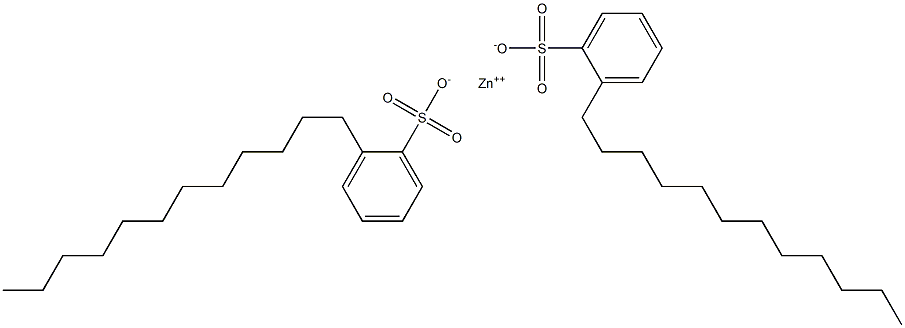 Bis(2-dodecylbenzenesulfonic acid)zinc salt Struktur