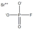 Fluoridophosphoric acid strontium salt Struktur