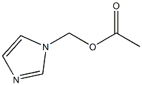 Acetic acid 1H-imidazol-1-ylmethyl ester Struktur