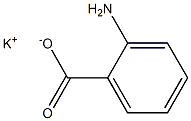 2-アミノ安息香酸カリウム 化学構造式