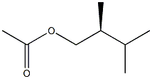 (+)-Acetic acid (S)-2,3-dimethylbutyl ester Struktur