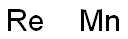 Manganese rhenium Struktur