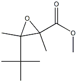 3-tert-Butyl-2,3-dimethyloxirane-2-carboxylic acid methyl ester Struktur