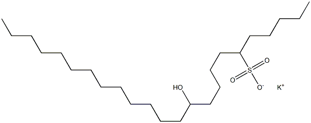 11-Hydroxytetracosane-6-sulfonic acid potassium salt