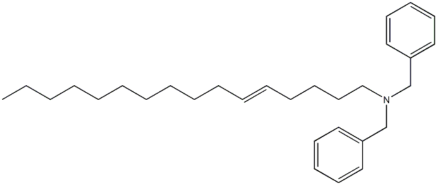 (5-Hexadecenyl)dibenzylamine Struktur