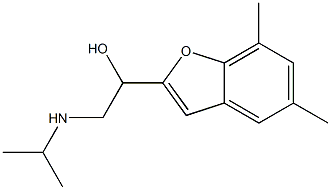  2-Isopropylamino-1-(5,7-dimethylbenzofuran-2-yl)ethanol