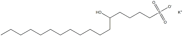 5-Hydroxyheptadecane-1-sulfonic acid potassium salt