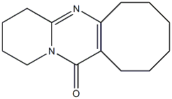 1,2,3,4,6,7,8,9,10,11-Decahydro-12H-5,12a-diazacycloocta[b]naphthalen-12-one Struktur