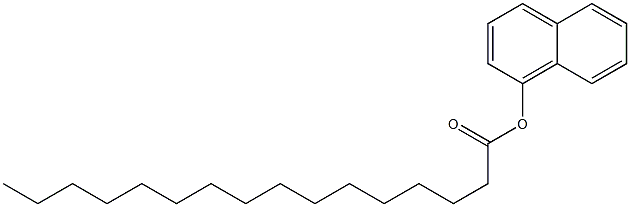 Palmitic acid 1-naphtyl ester Struktur