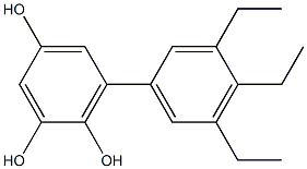 6-(3,4,5-Triethylphenyl)benzene-1,2,4-triol
