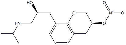  Nitric acid (3S)-8-[(2S)-2-hydroxy-3-(1-methylethyl)aminopropyl]chroman-3-yl ester