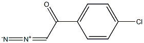 1-Chloro-4-(diazoacetyl)benzene Struktur