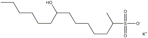 8-Hydroxytetradecane-2-sulfonic acid potassium salt
