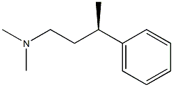 [R,(-)]-N,N-Dimethyl-3-phenyl-1-butanamine,,结构式