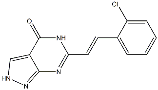 6-(o-Chlorostyryl)-2H-pyrazolo[3,4-d]pyrimidin-4(5H)-one