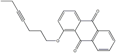 1-(4-Heptynyloxy)anthraquinone Struktur