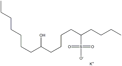 10-Hydroxyheptadecane-5-sulfonic acid potassium salt
