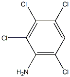 2,3,4,6-テトラクロロアニリン 化学構造式