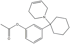3-[1-[(1,2,3,6-Tetrahydropyridin)-1-yl]cyclohexyl]phenol acetate