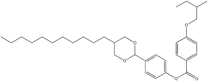 4-(2-Methylbutoxy)benzoic acid 4-(5-undecyl-1,3-dioxan-2-yl)phenyl ester