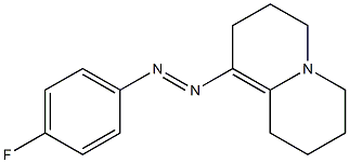 1-(4-Fluorophenylazo)-2,3,6,7,8,9-hexahydro-4H-quinolizine|