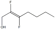 (E)-2,3-Difluoro-2-hepten-1-ol Structure