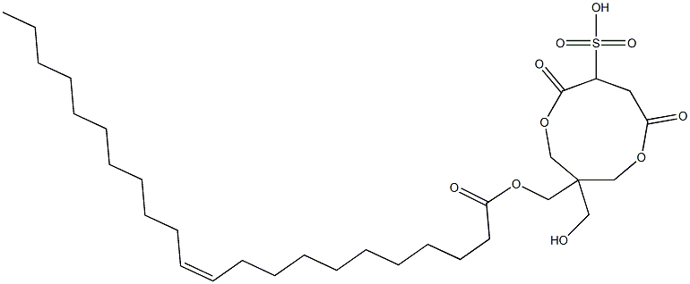 (Z)-11-Docosenoic acid [1-(hydroxymethyl)-4,7-dioxo-6-sulfo-3,8-dioxacyclononan-1-yl]methyl ester
