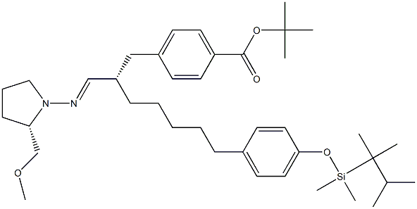 4-[(2S)-7-[4-[[Dimethyl(1,1,2-trimethylpropyl)silyl]oxy]phenyl]-2-[[[(2S)-2-(methoxymethyl)-1-pyrrolidinyl]imino]methyl]heptyl]benzoic acid tert-butyl ester