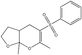  6,7a-Dimethyl-5-(phenylsulfonyl)-2,3,3a,7a-tetrahydro-4H-furo[2,3-b]pyran