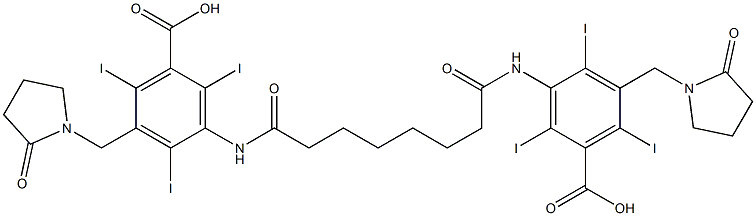 3,3'-(Suberoyldiimino)bis[5-[(2-oxo-1-pyrrolidinyl)methyl]-2,4,6-triiodobenzoic acid]