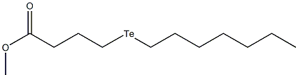 5-Telluradodecanoic acid methyl ester Structure