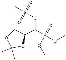[(S)-(2,2-Dimethyl-1,3-dioxolan-4-yl)(methylsulfonyloxy)methyl]phosphonic acid dimethyl ester|