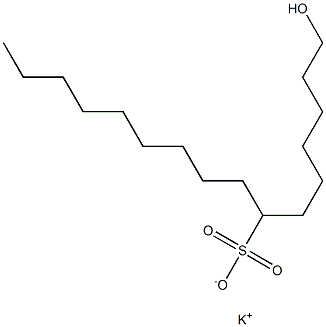 1-Hydroxyhexadecane-7-sulfonic acid potassium salt