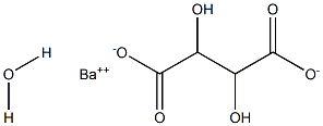 Barium tartrate monohydrate Structure