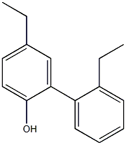 2-(2-エチルフェニル)-4-エチルフェノール 化学構造式