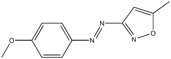 3-[(4-Methoxyphenyl)azo]-5-methylisoxazole